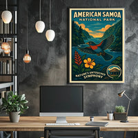 American Samoa National Park Untouched Symphony Poster
