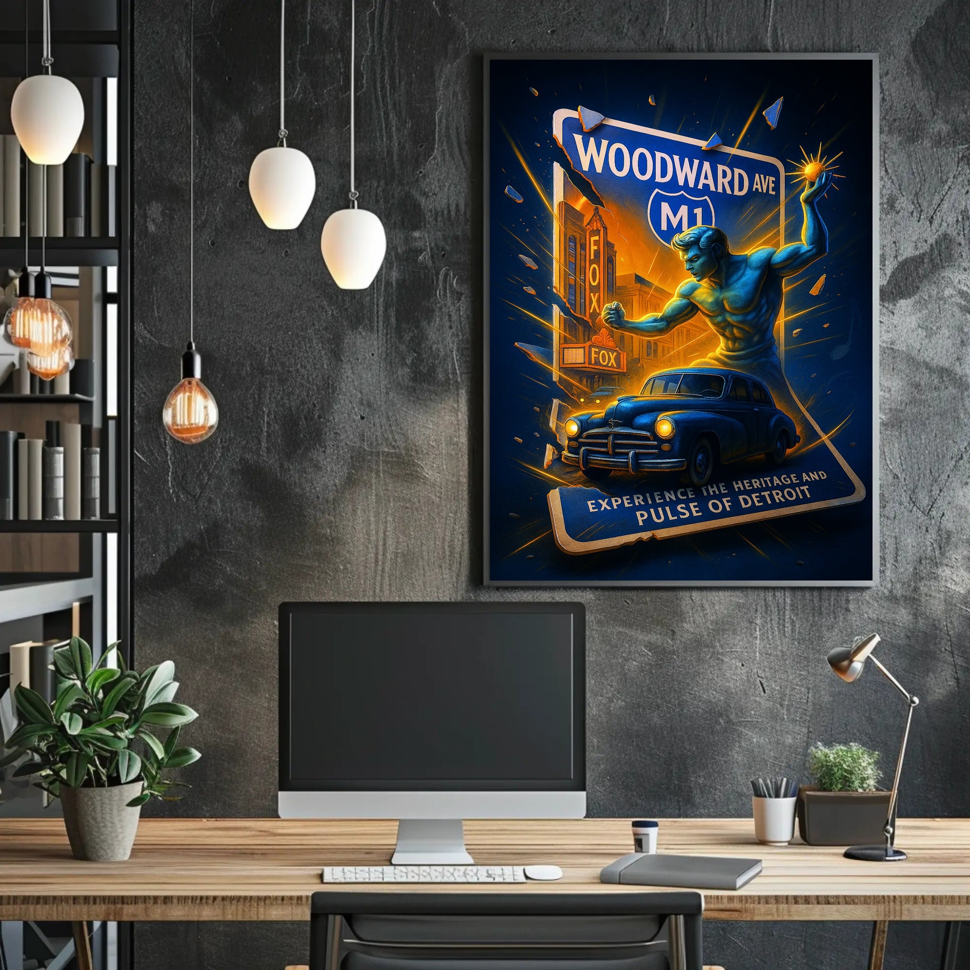 Experience the Heritage and Pulse of Detroit Poster PosterGoat