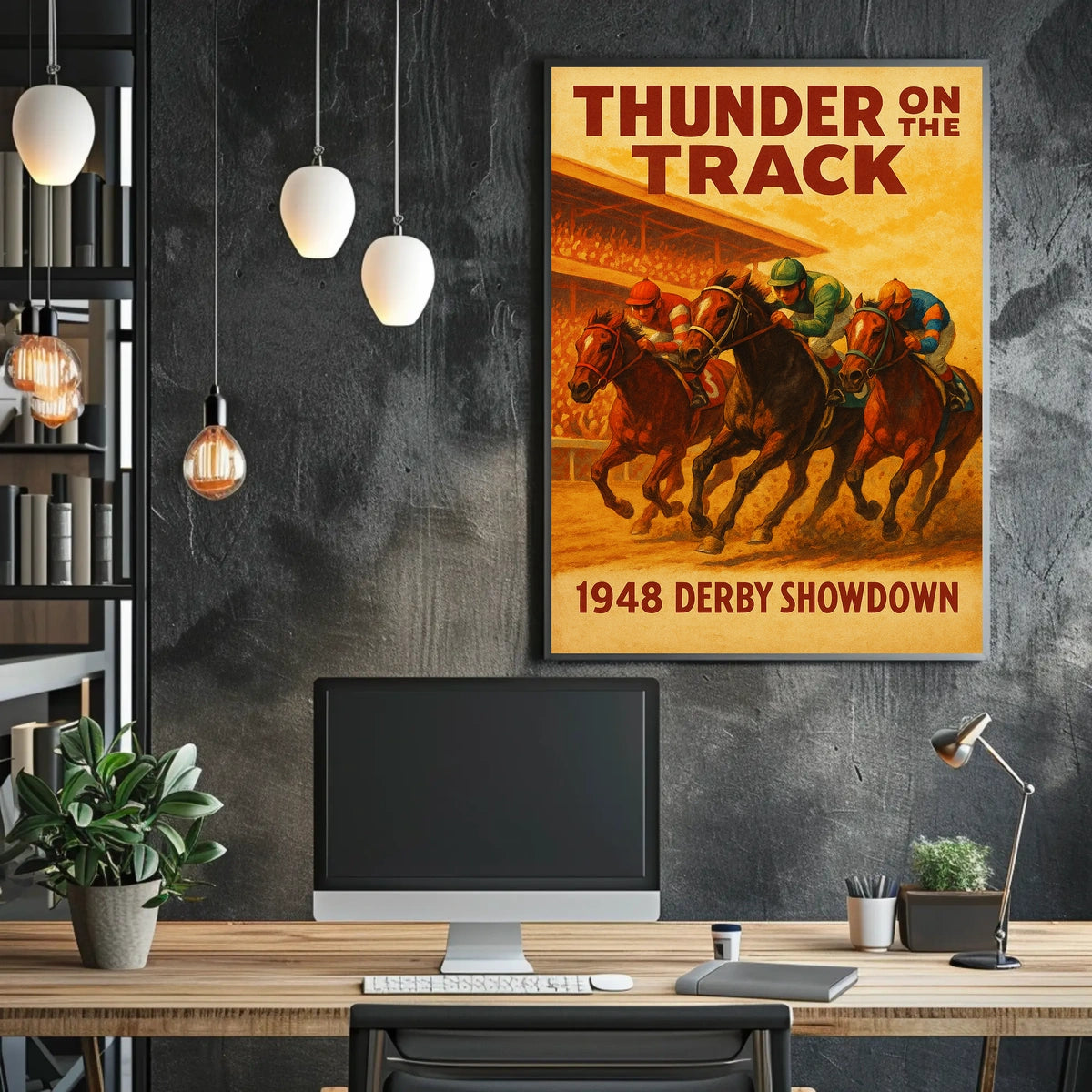 Thunder On The Track Poster