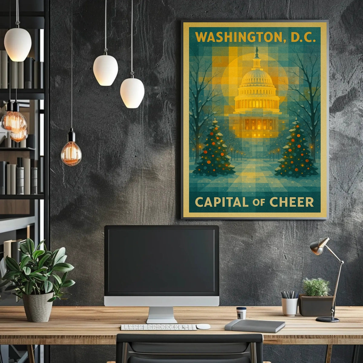 Washington, D.C. Capital of Cheer Poster