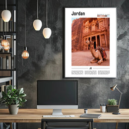 Jordan's Rich Heritage Adventure Travel Poster PosterGoat