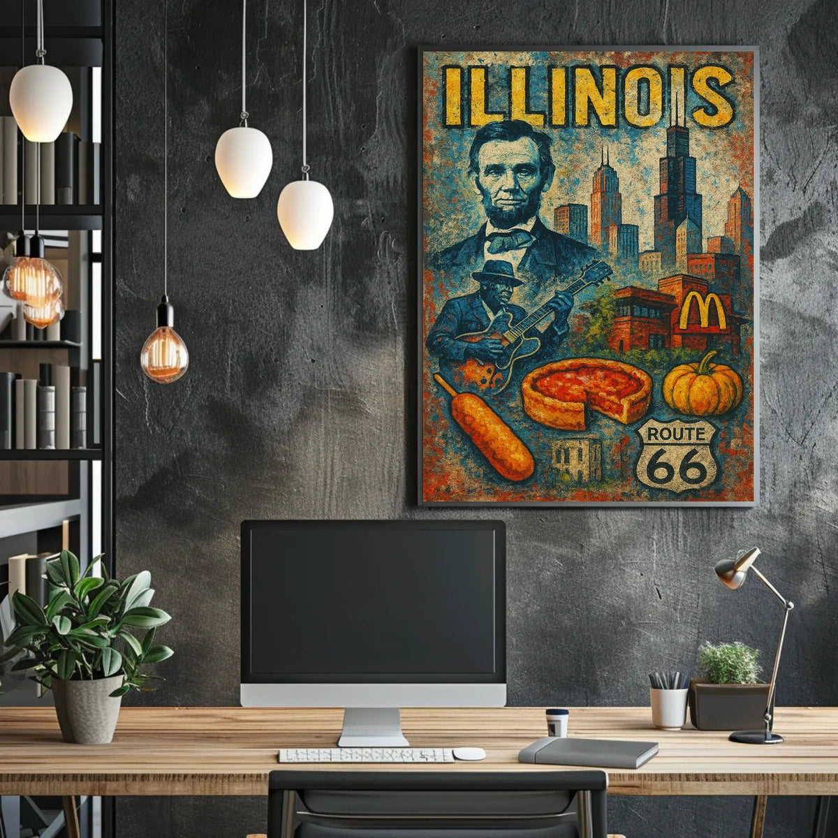 Illinois Tribute Poster