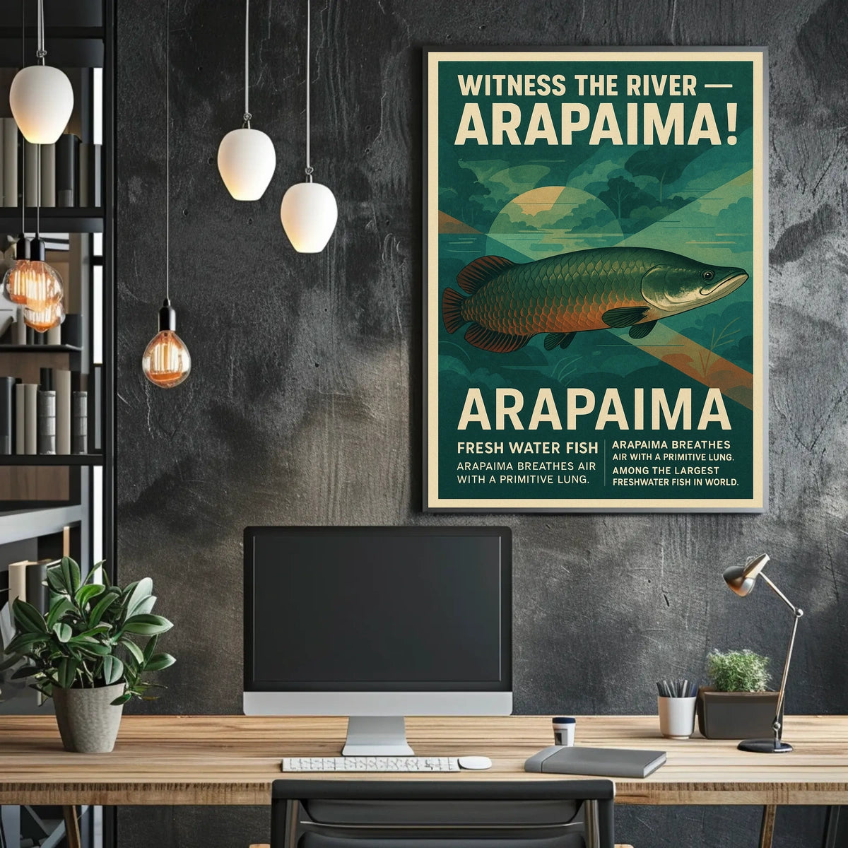 Witness The River Arapaima Poster