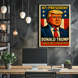Trump Champion Liberty Patriotic Pop Art Poster