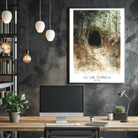 Cu Chi Tunnels Vietnam Poster