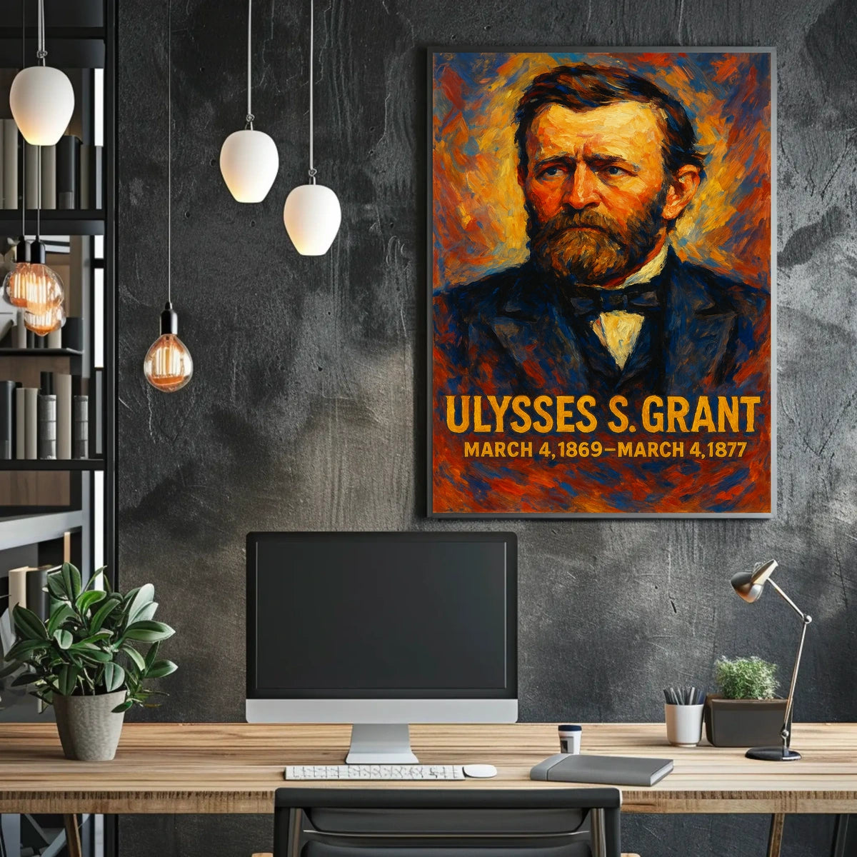 Ulysses S. Grant Presidential Tenure Poster