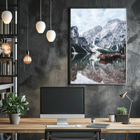 Serene Mountain Lake Poster
