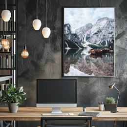 Serene Mountain Lake Poster