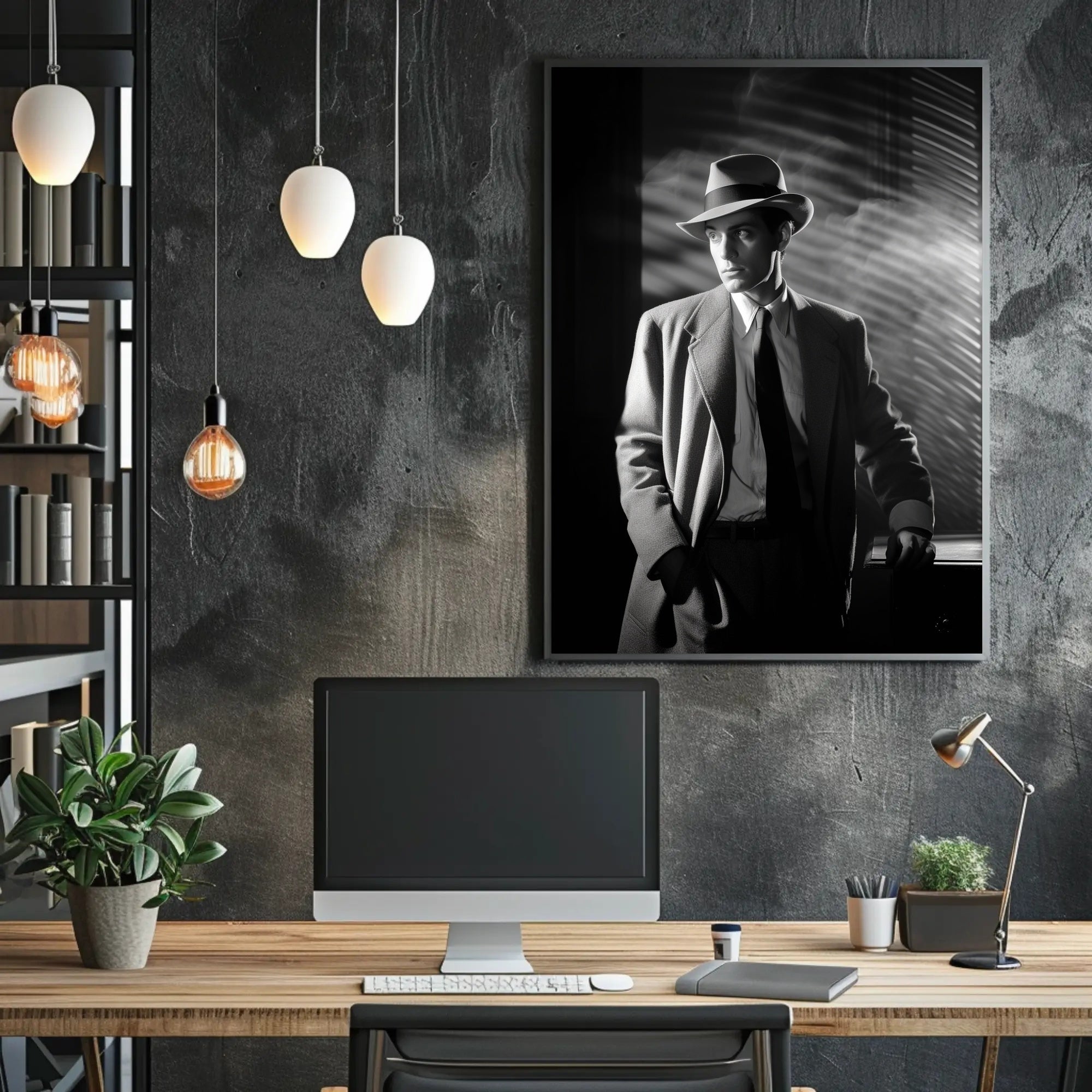 Classic Noir Detective Poster
