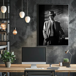 Classic Noir Detective Poster