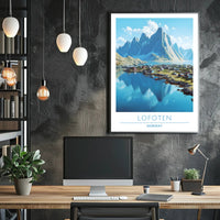 Lofoten Scenic View Poster