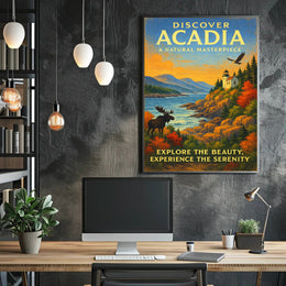 Discover Acadia Poster PosterGoat