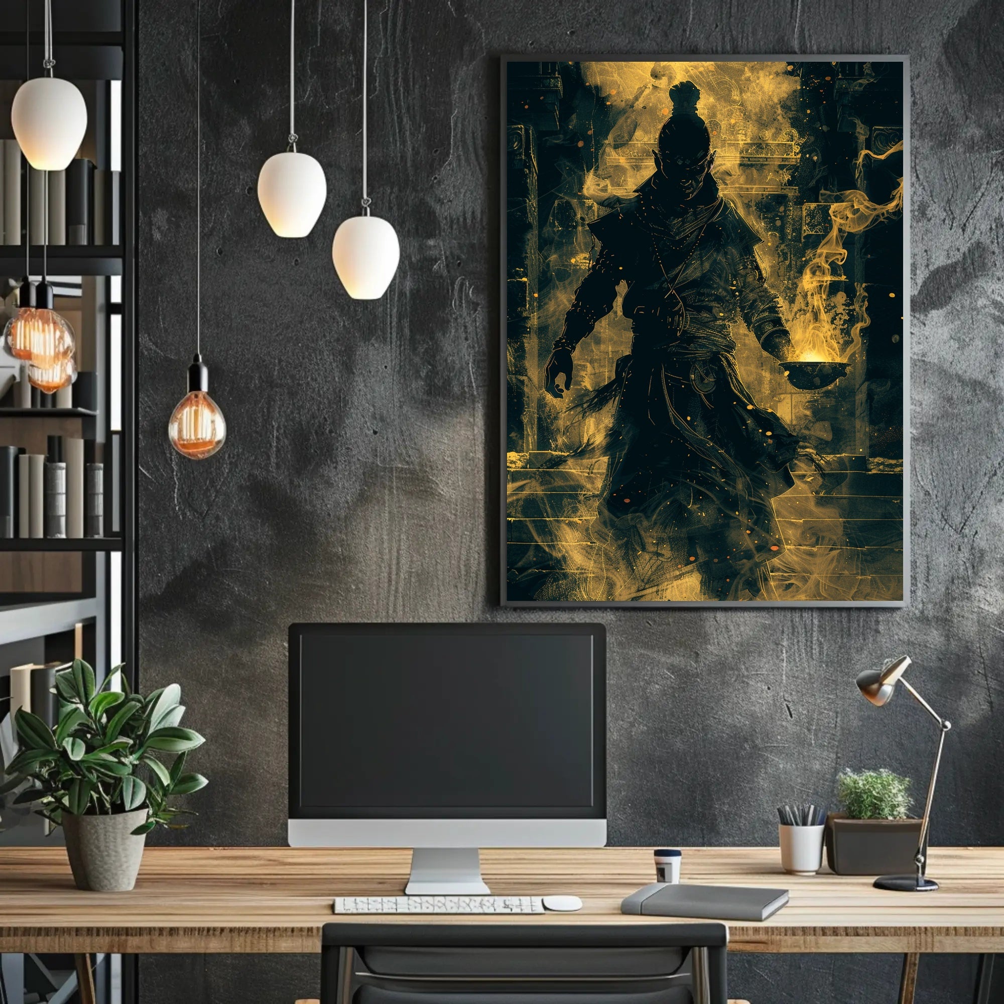 The Enigmatic Monk Poster PosterGoat