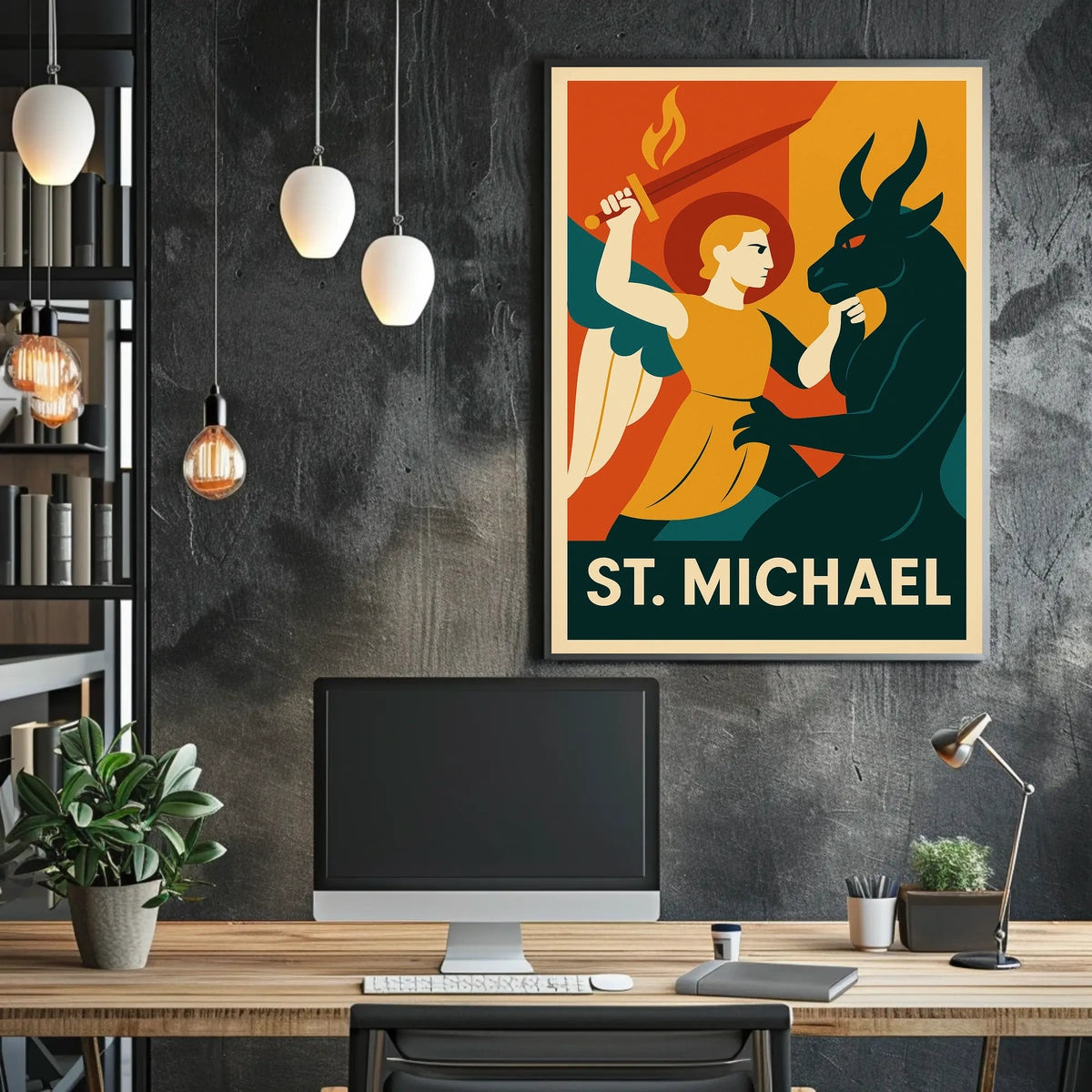 St. Michael Guardian Of Light Poster