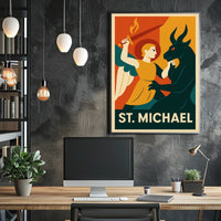 St. Michael Guardian Of Light Poster
