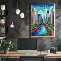 Chicago Riverwalk Poster