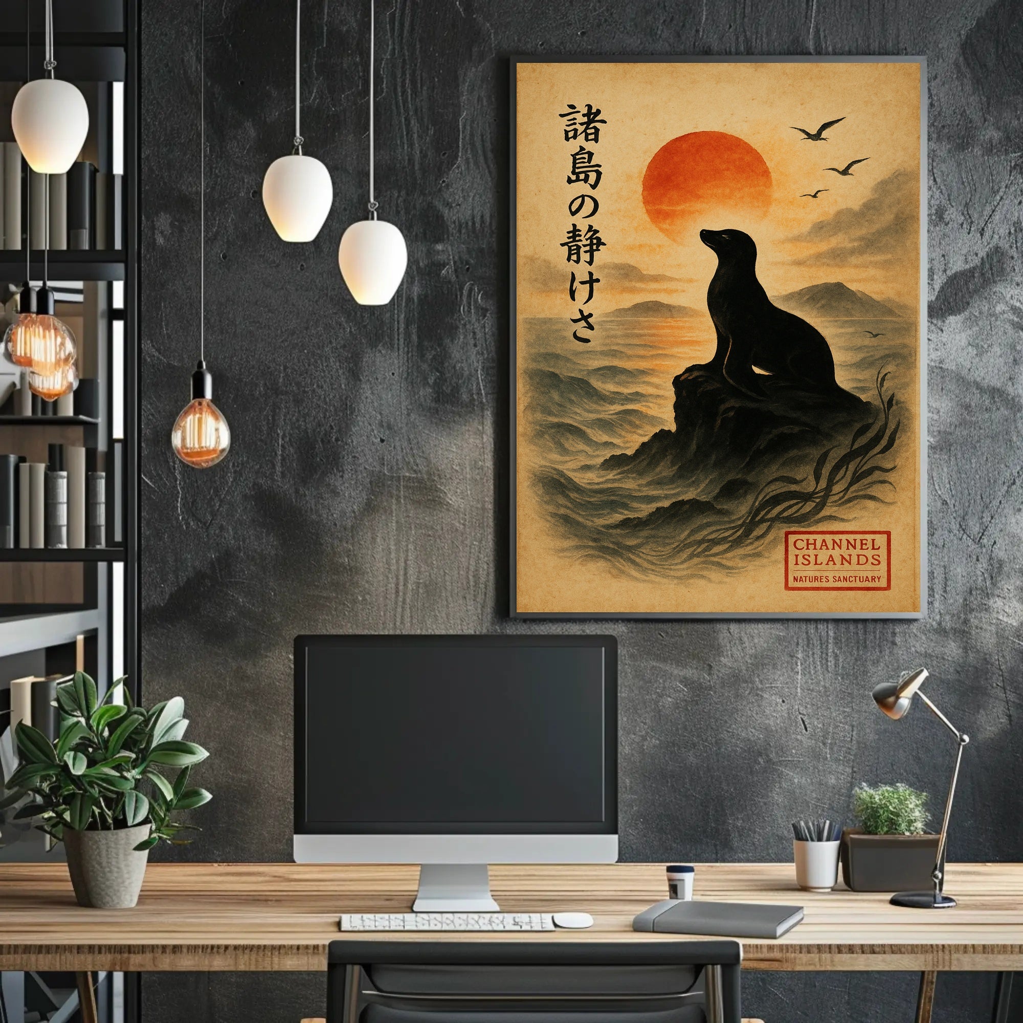 Tranquility of the Channel Islands Poster