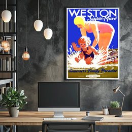 Weston-Super-Mare SomersetS Family Poster