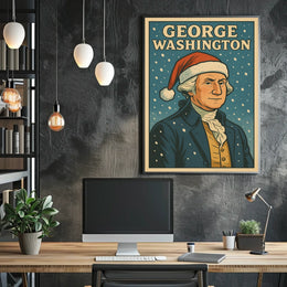 George Washington Festive Portrait Poster