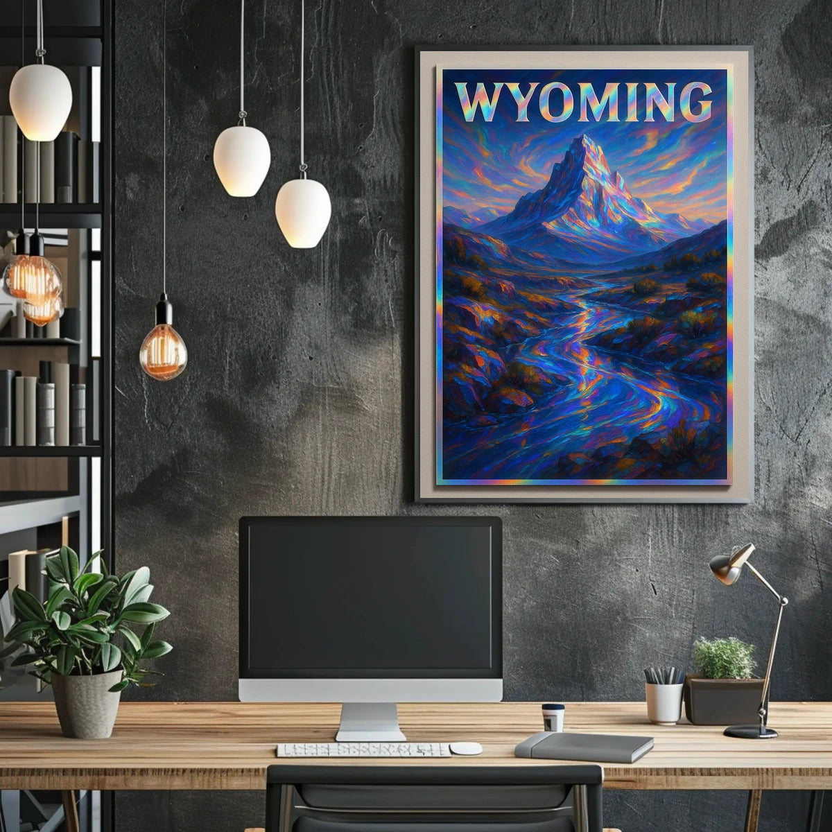 Wyoming Landscape Poster