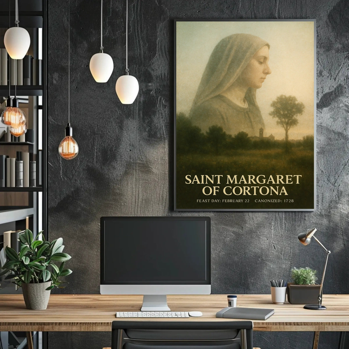 Saint Margaret Of Cortona Poster