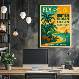 Explore the British Indian Ocean Territory Poster
