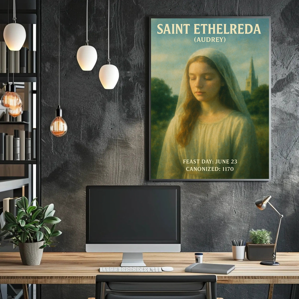 Saint Ethelreda (Audrey) Poster