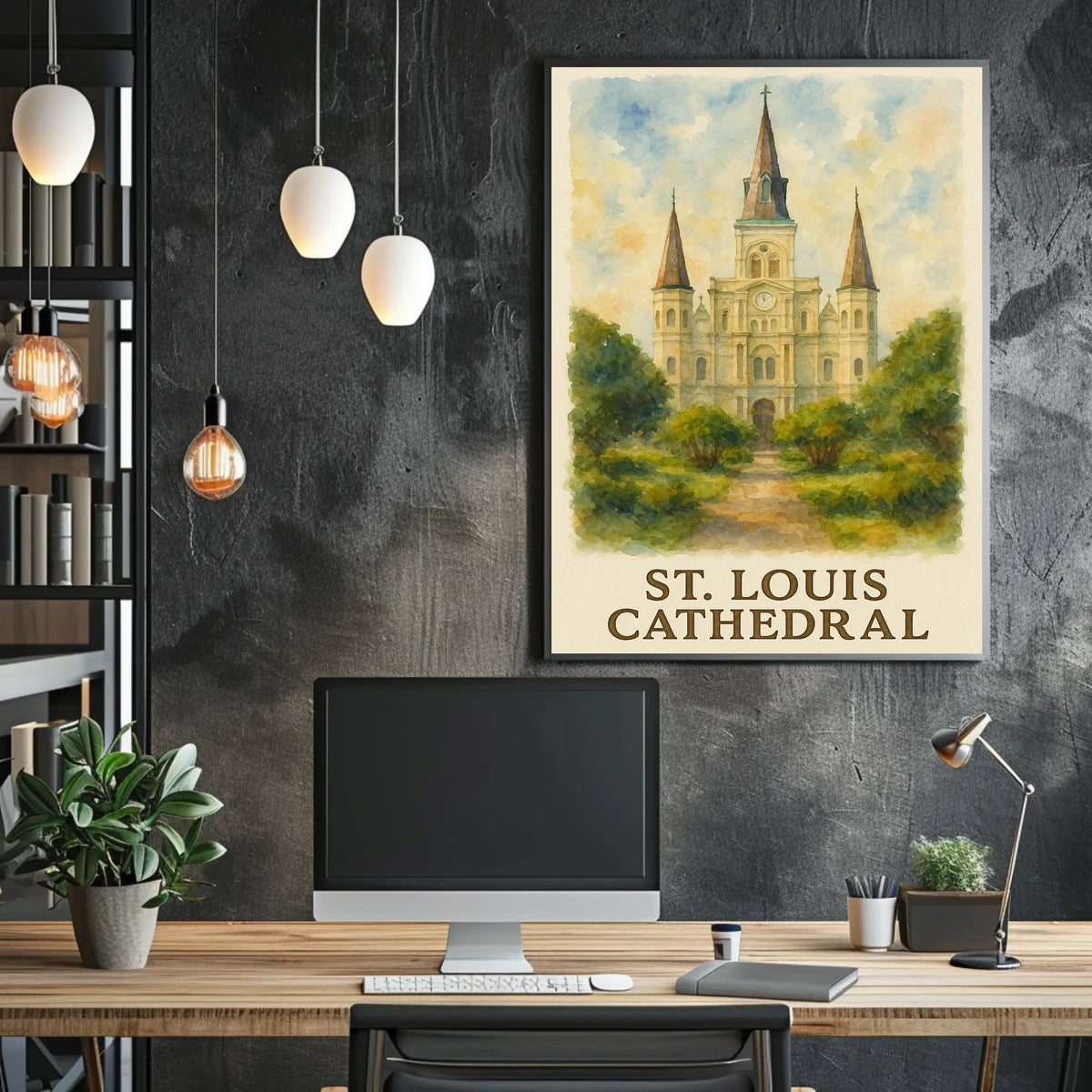 St. Louis Cathedral Poster