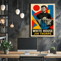 Jim Thorpe And The White House Poster