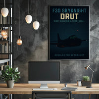 Douglas F3D Skyknight Night Fighter Poster