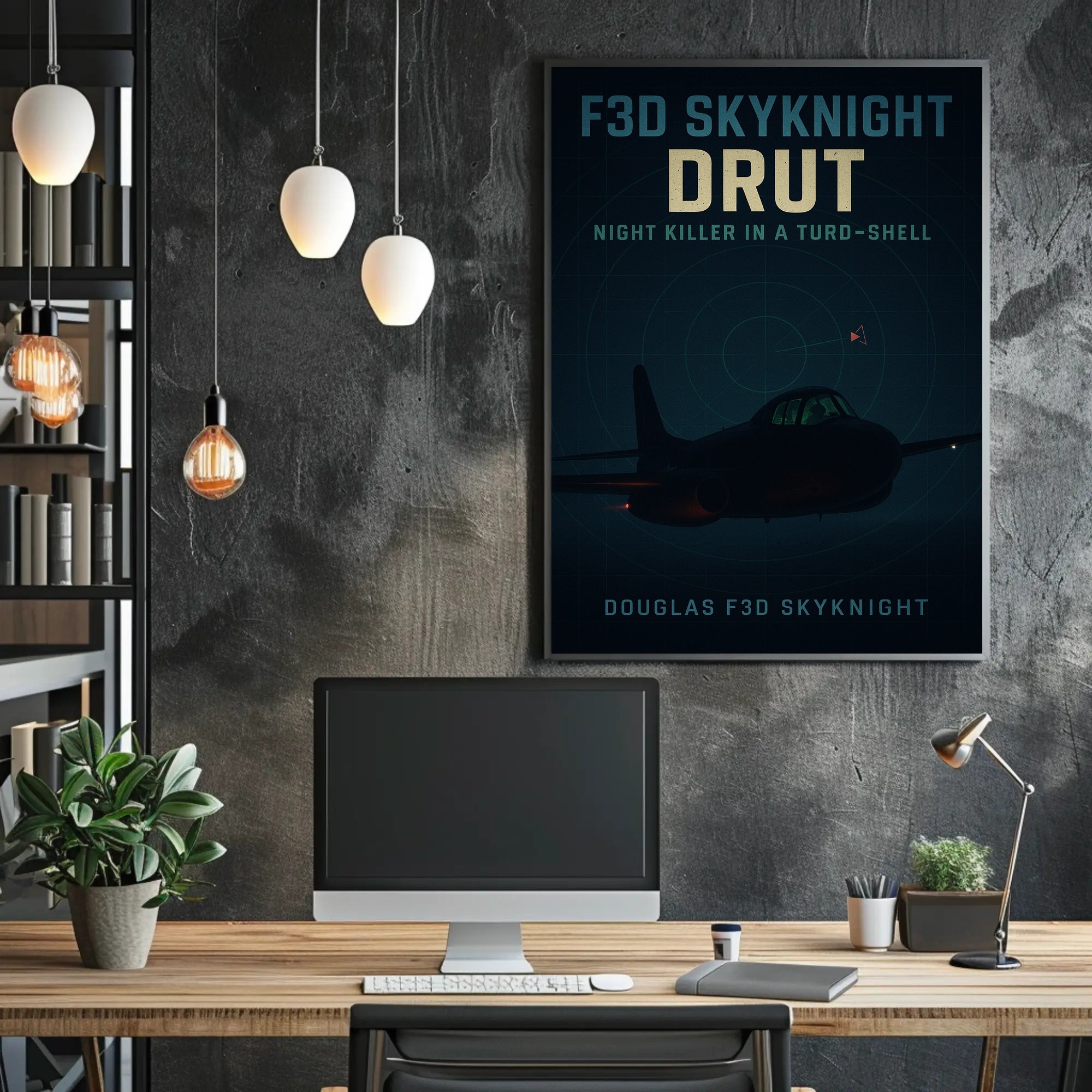 Douglas F3D Skyknight Night Fighter Poster