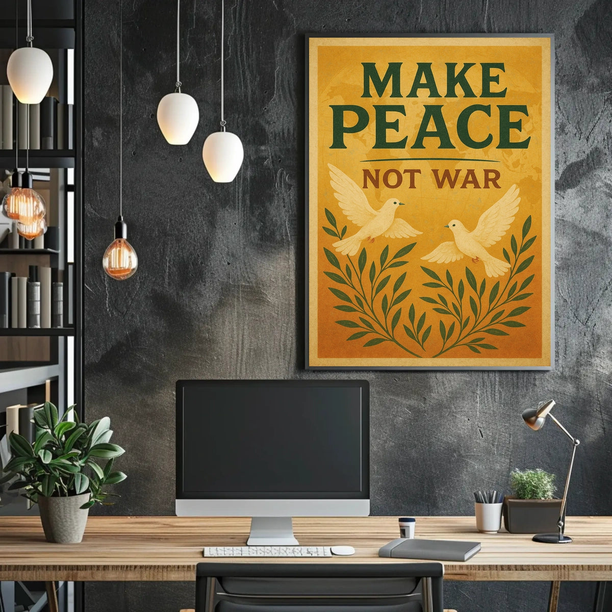 Make Peace, Not War Poster