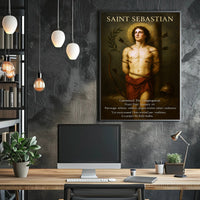 Saint Sebastian Patron of Resilience Poster PosterGoat