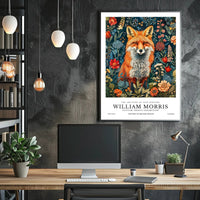 William Morris Nature Art Red Fox Cultural or Heritage Poster