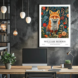 William Morris Nature Art Red Fox Cultural or Heritage Poster