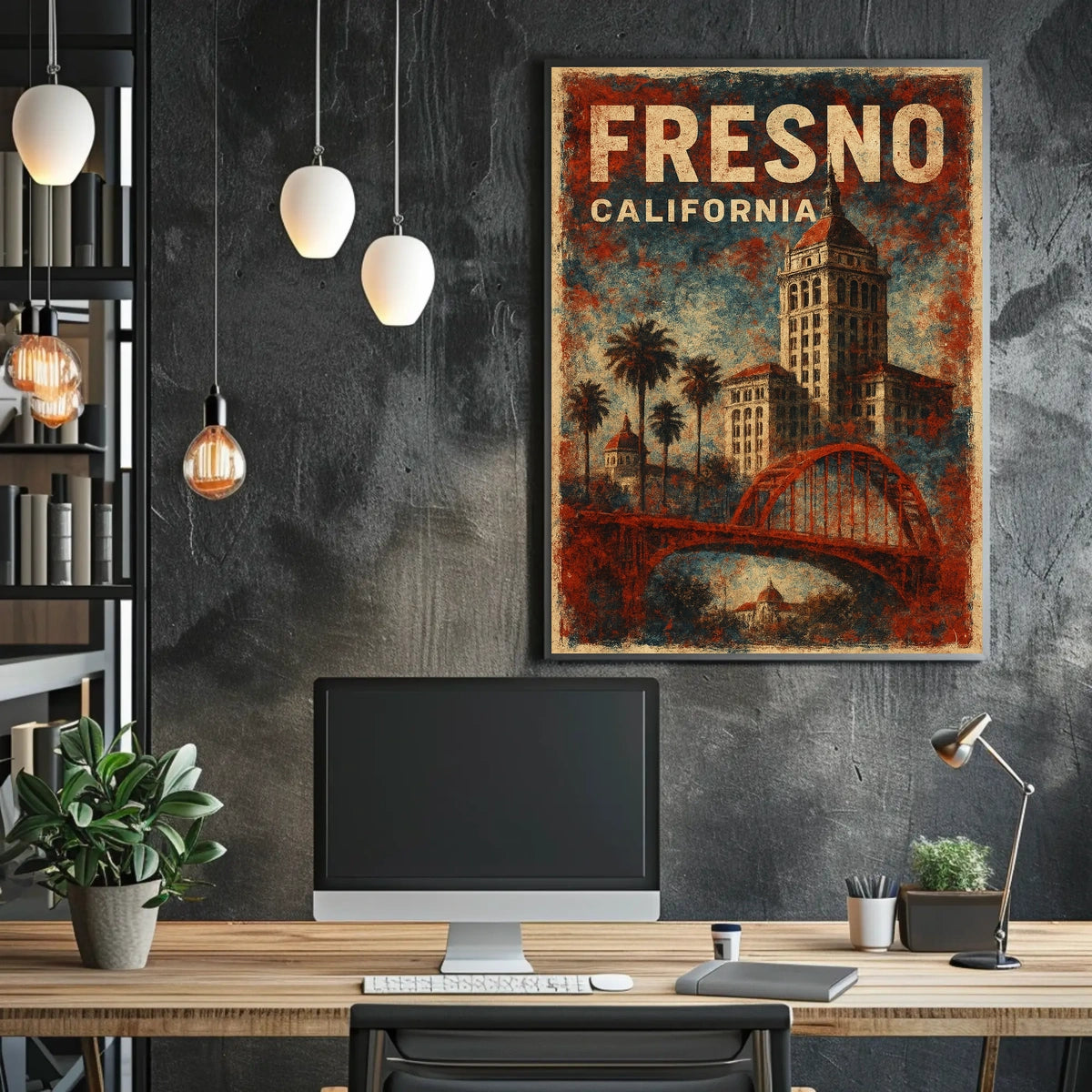 Fresno, California Poster