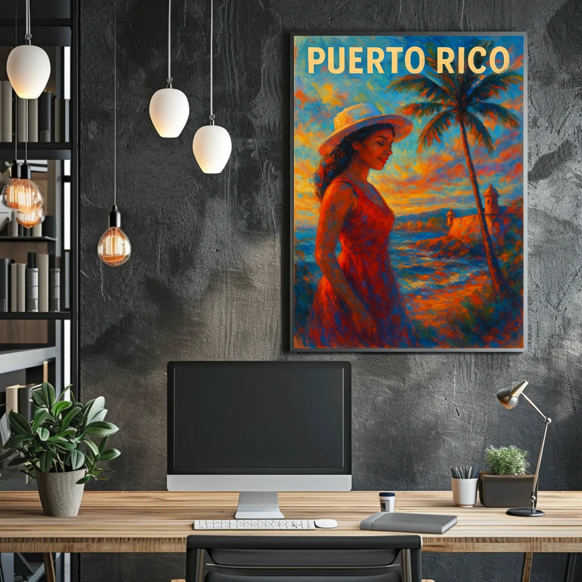 Puerto Rico Tropical Paradise Poster