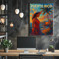 Puerto Rico Tropical Paradise Poster