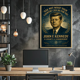 Leadership Legacy: Vintage Presidential Inspiration Poster