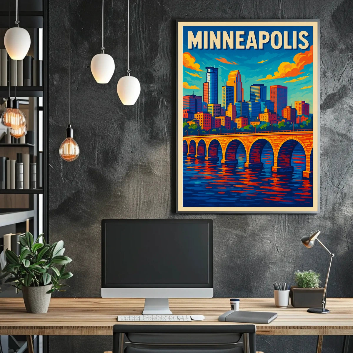 Minneapolis Skyline Poster