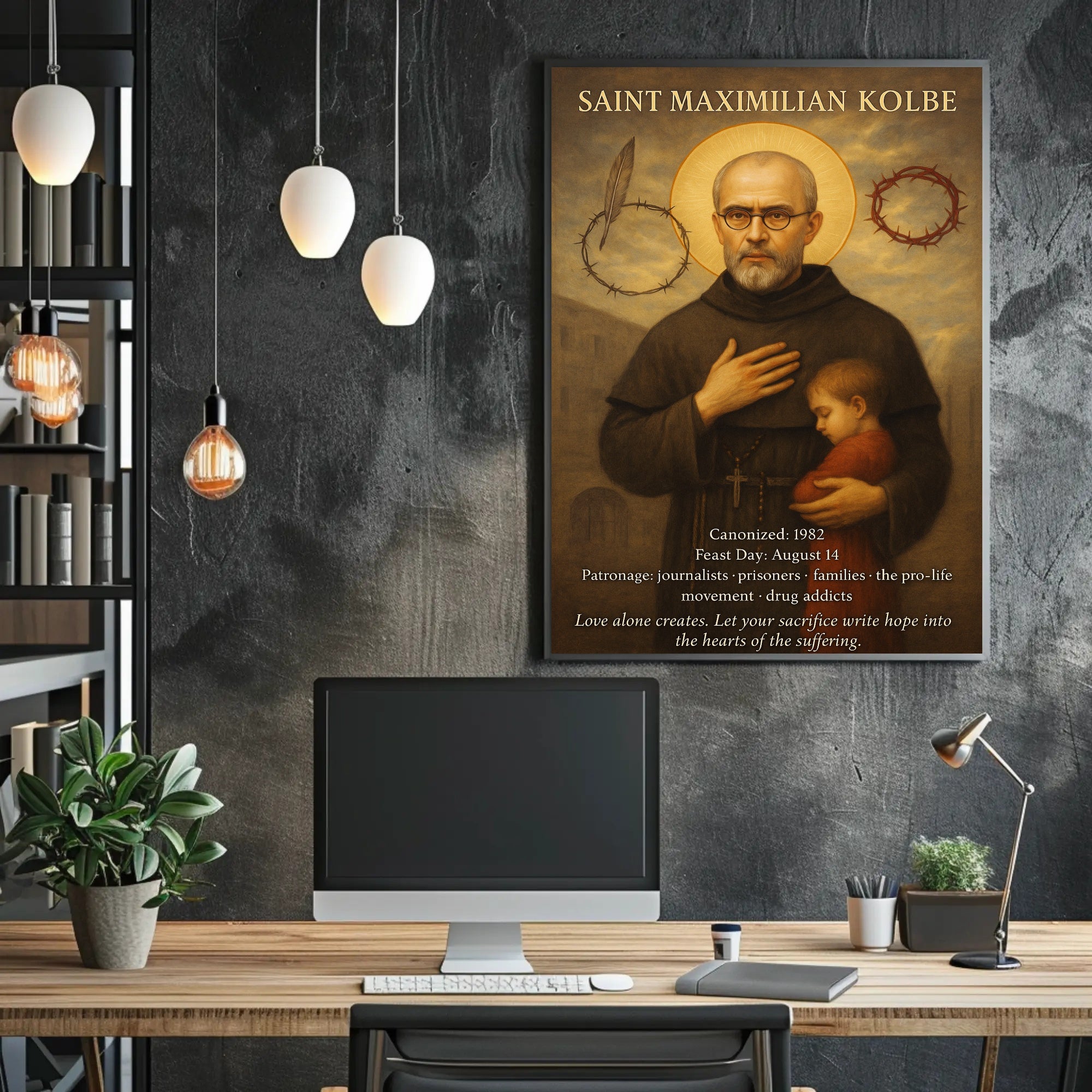 Saint Maximilian Kolbe Poster PosterGoat