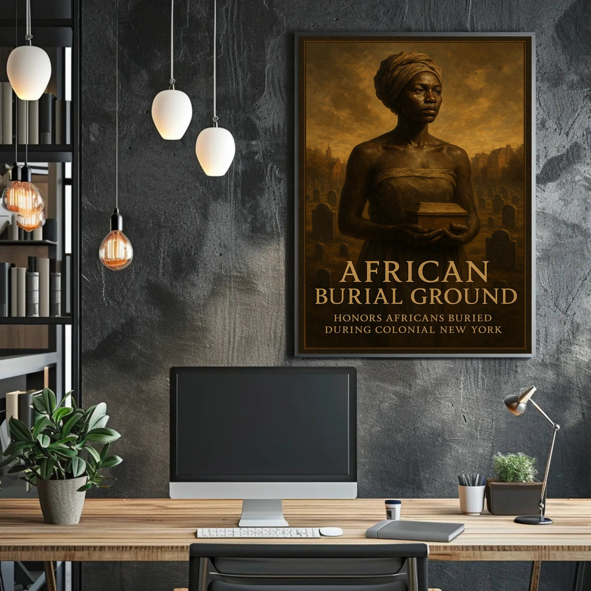 African Burial Ground Memorial Poster