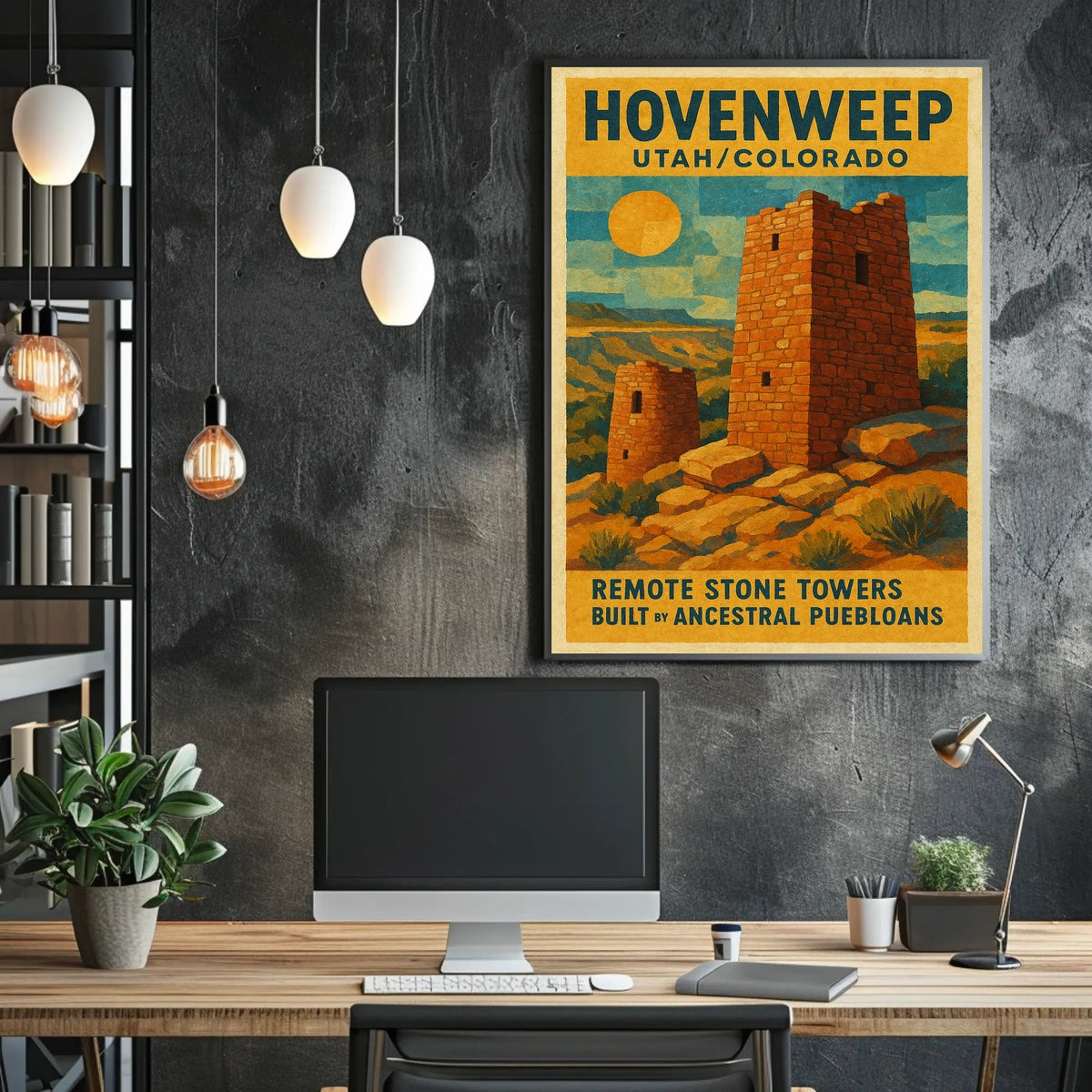 Hovenweep Ancient Stone Towers Poster