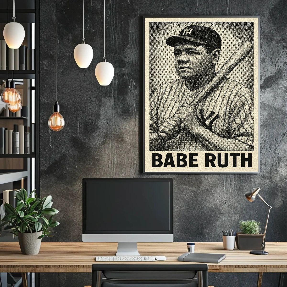 Babe Ruth Baseball Legend Poster