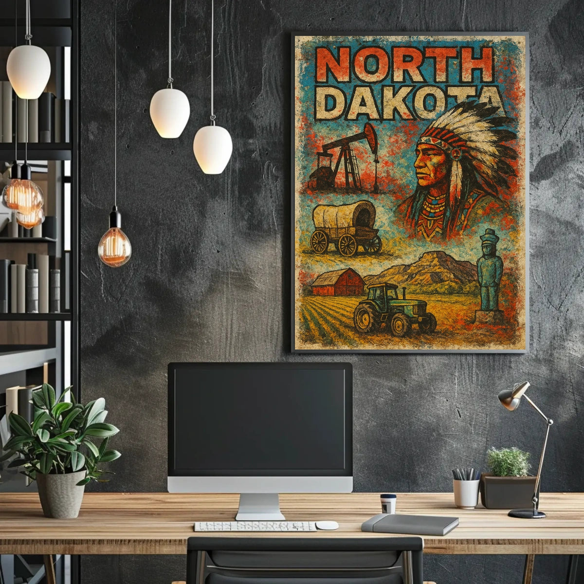 North Dakota Heritage Poster