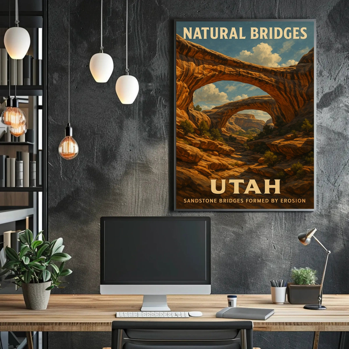 Natural Bridges Of Utah Poster