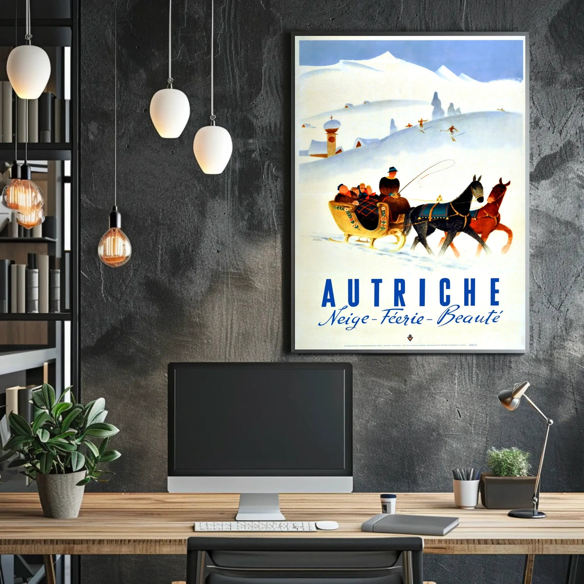 Winter Wonderland In Austria Poster