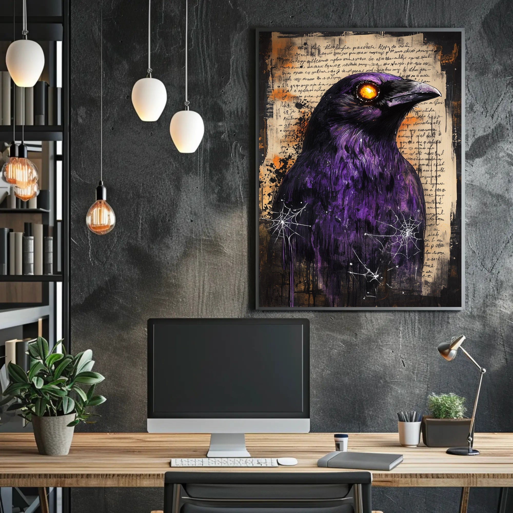 The Enigmatic Raven Poster