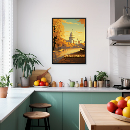 Washington Vintage Poster