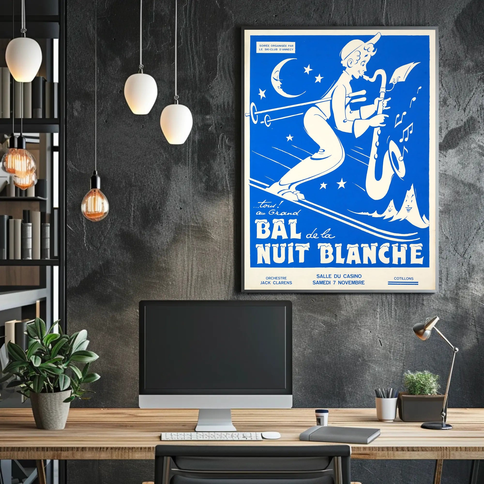 Grand Bal de la Nuit Blanche Poster PosterGoat